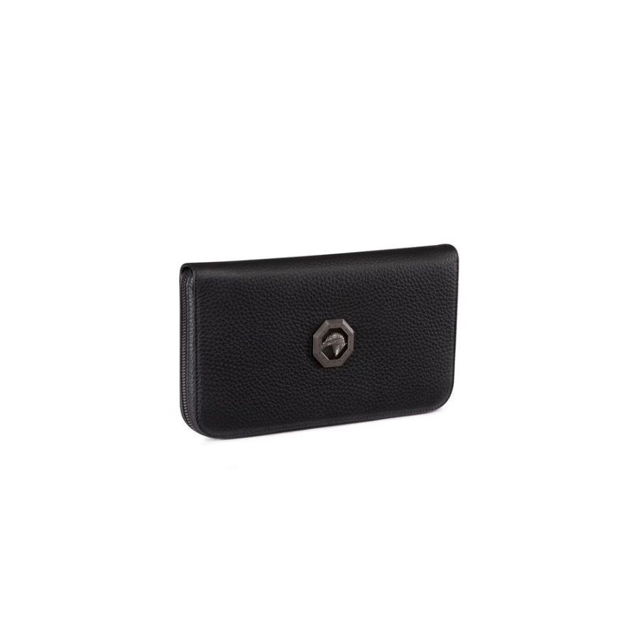 Stefano Ricci Luxury Large Zip Around Wallet in Premium Calfskin Leather