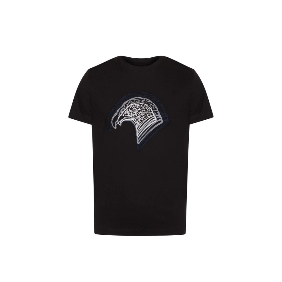 Stefano Ricci Junior Crew Neck T-Shirt in Color N999 | Premium Cotton Tee for Kids