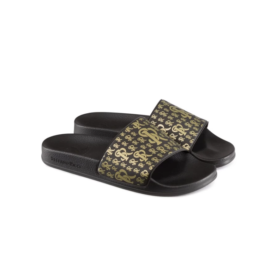 "Stefano Ricci Luxury Slides in N936 Color | Premium Men's Footwear"