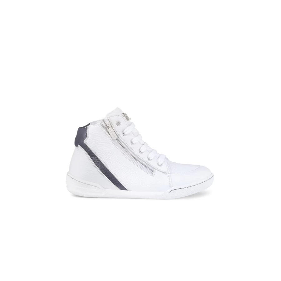 Stefano Ricci Junior Deerskin High-Top Sneakers for Boys & Girls | Luxury Leather Kids Shoes