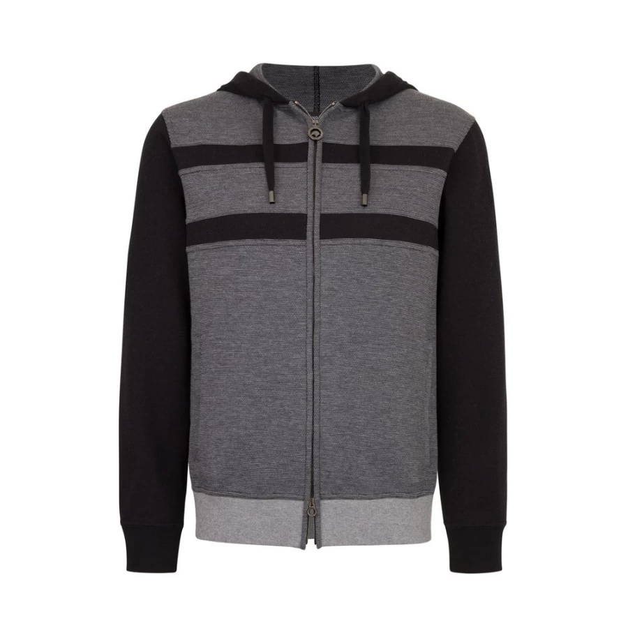Stefano Ricci Men's Premium Hooded Jogging Suit Blouson Jacket