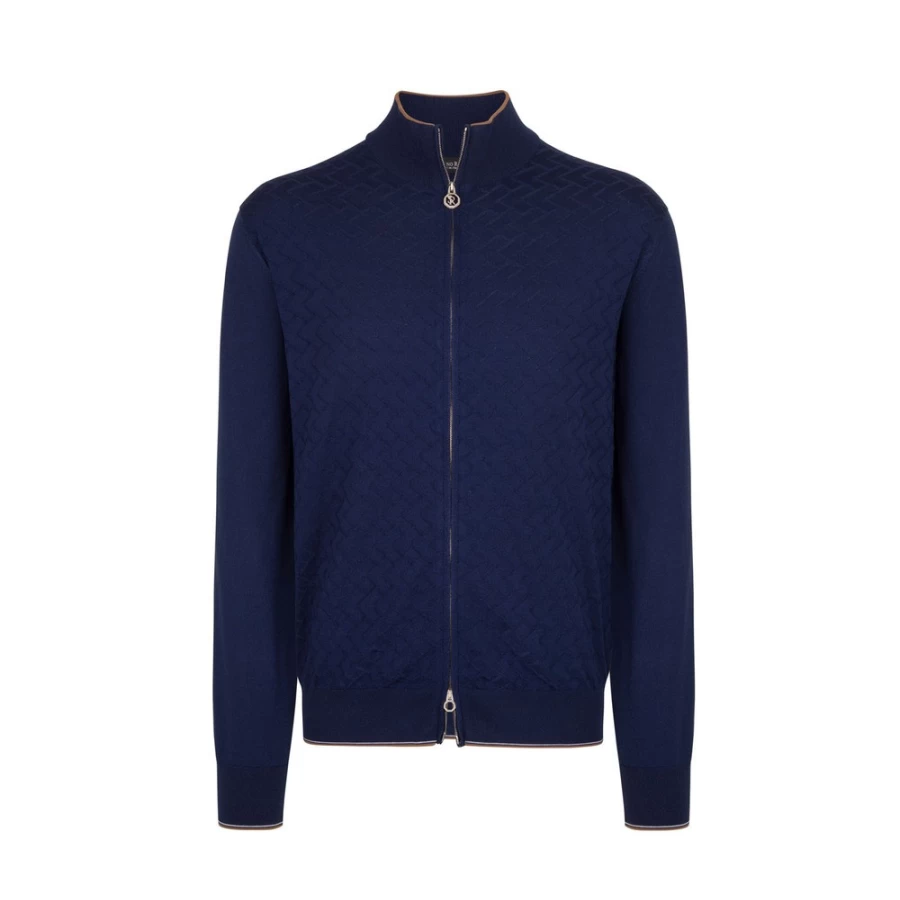 "Stefano Ricci Men's Luxury Knit Blouson Jacket"