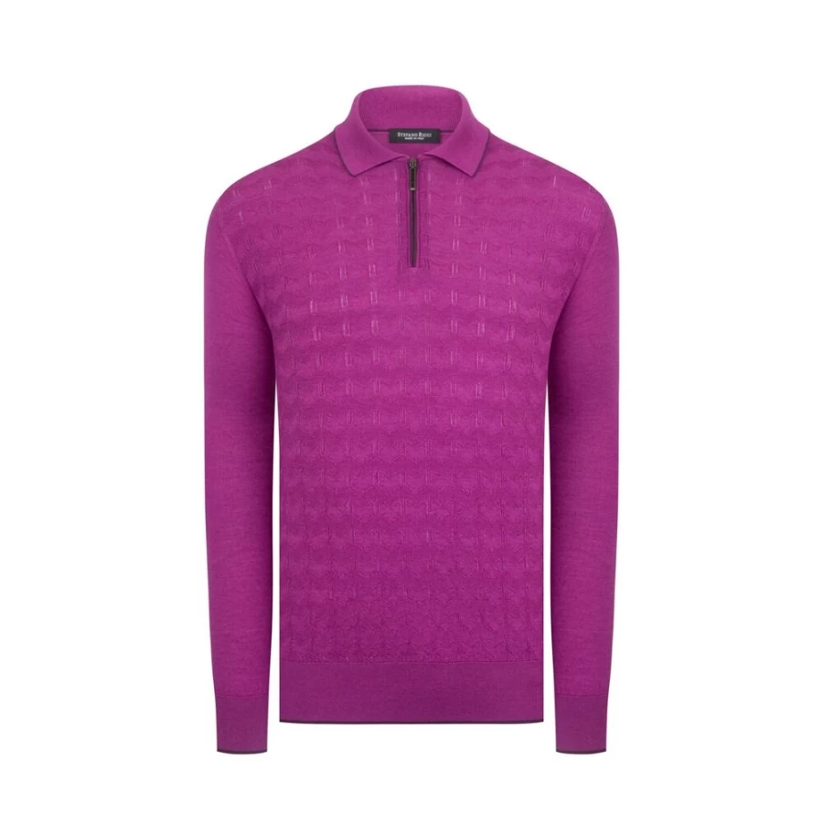 Stefano Ricci Men's Premium Zip Polo Shirt – Luxury Fashion & Style