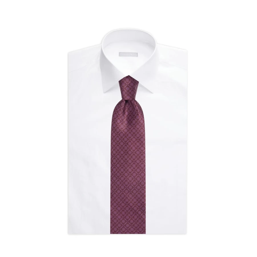 Stefano Ricci Hand-Printed Luxury Silk Tie for Men - Premium Italian Designer Necktie