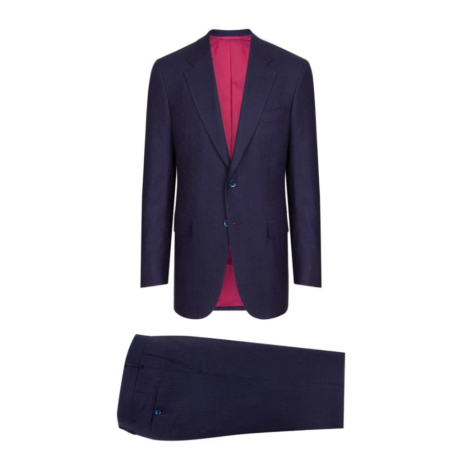 "Stefano Ricci Men's Luxury Two-Button Fiesole Suit – Premium Tailored Blazer"