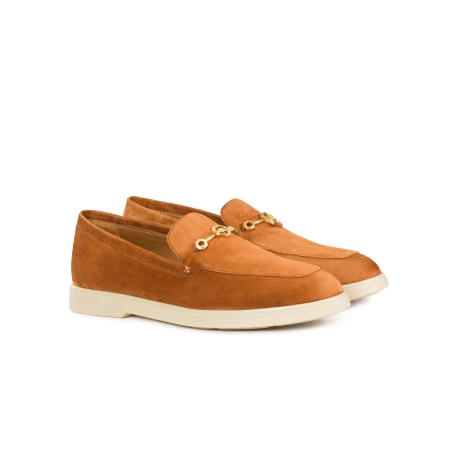 Stefano Ricci Luxury Suede Loafers in M039 Brown - Premium Men's Slip-On Shoes