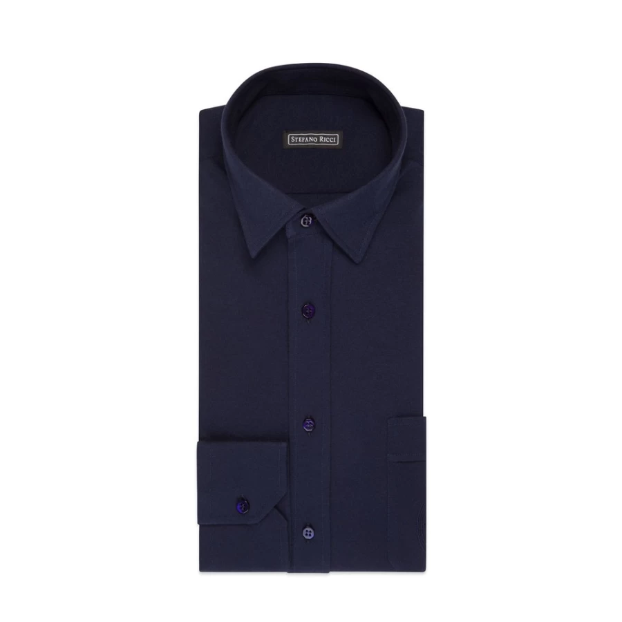 "Stefano Ricci Men's Handmade Aquila Shirt – Luxury Italian Designer Wear"