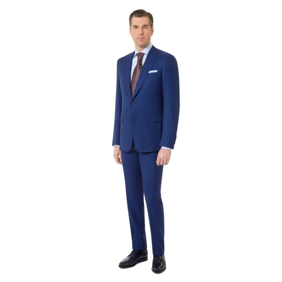 "Stefano Ricci Men's Premium Two-Button Suit for Formal Wear"
