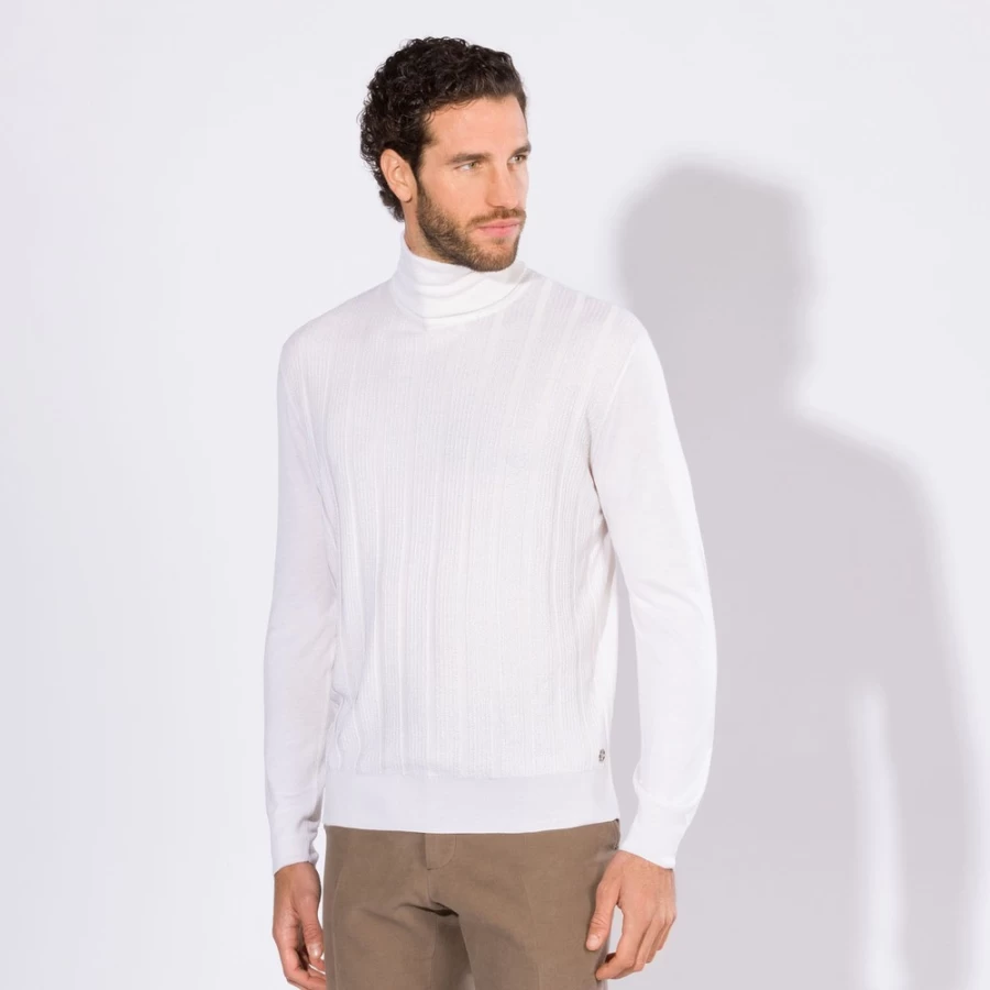 "Stefano Ricci Men's Luxury Turtleneck Sweater for Winter"