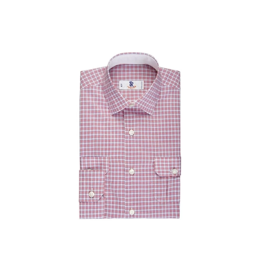 "Stefano Ricci Junior Handmade Cedro Shirt for Boys – Premium Cotton Dress Shirt"