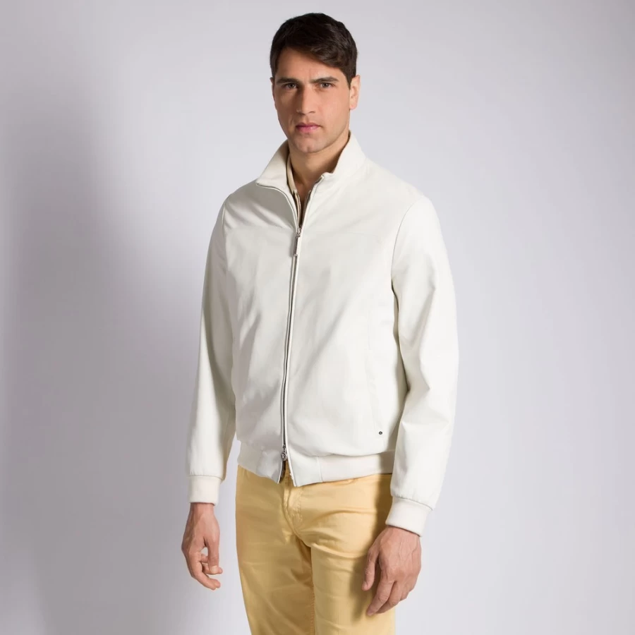 Stefano Ricci Men's W000 Lambskin Leather Blouson Jacket