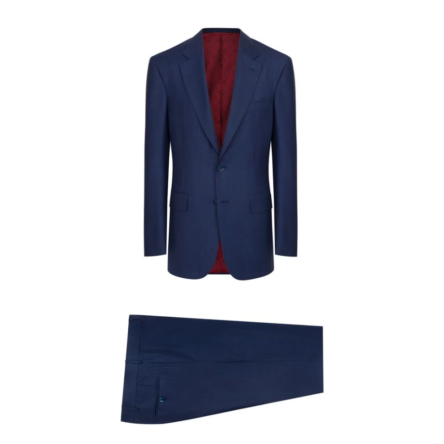 "Stefano Ricci Men's Two-Button Fiesole Luxury Suit for Business & Formal Wear"
