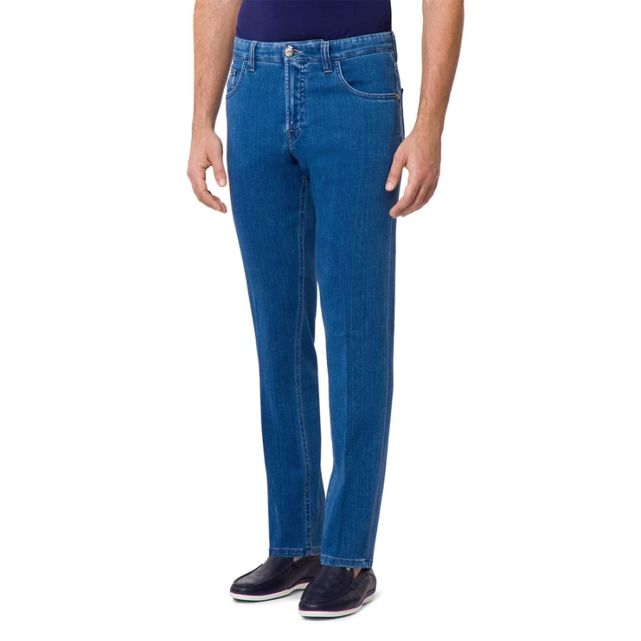 "Stefano Ricci Men's Premium Slim Fit Jeans for a Stylish Look"