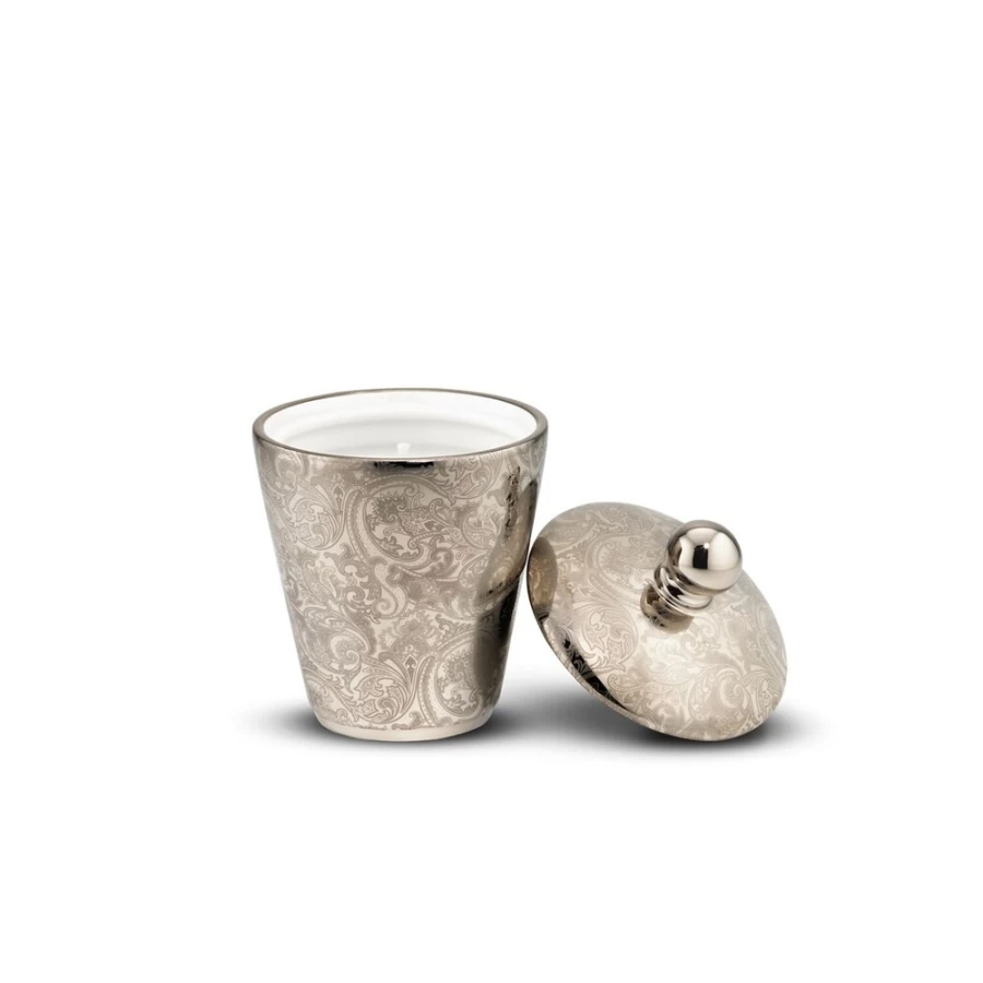 "Stefano Ricci Luxury Scented Candle - Platinum Fine Paisley Fragrance for Home Decor"