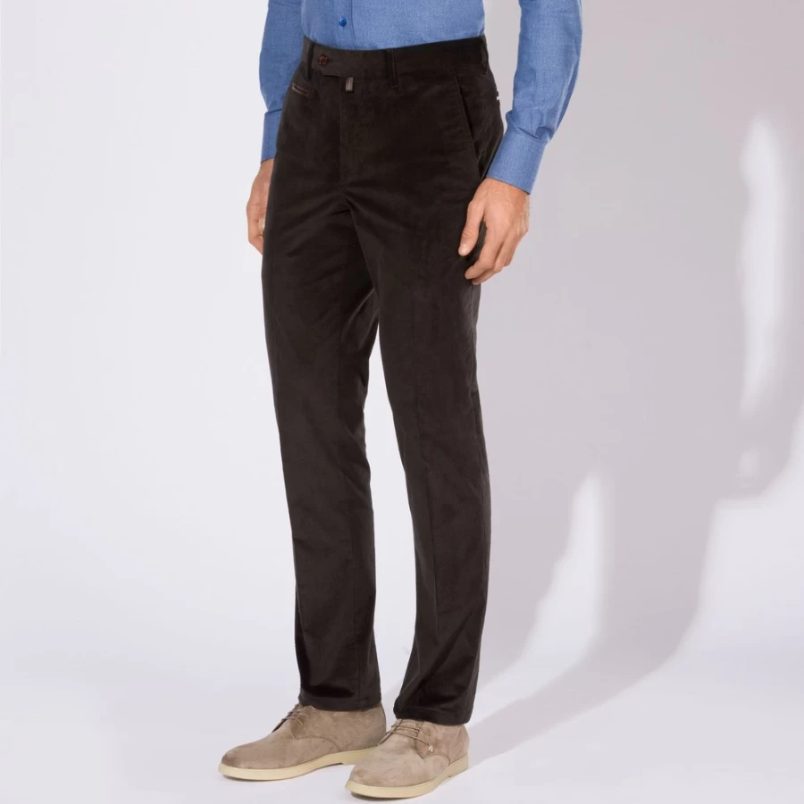 Stefano Ricci Men's M019 Corduroy Trousers for Luxury Comfort & Style