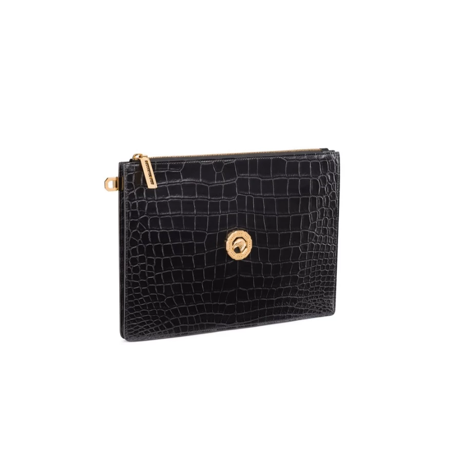 Stefano Ricci Luxury Matted Crocodile Leather Portfolio for Business & Executive Use