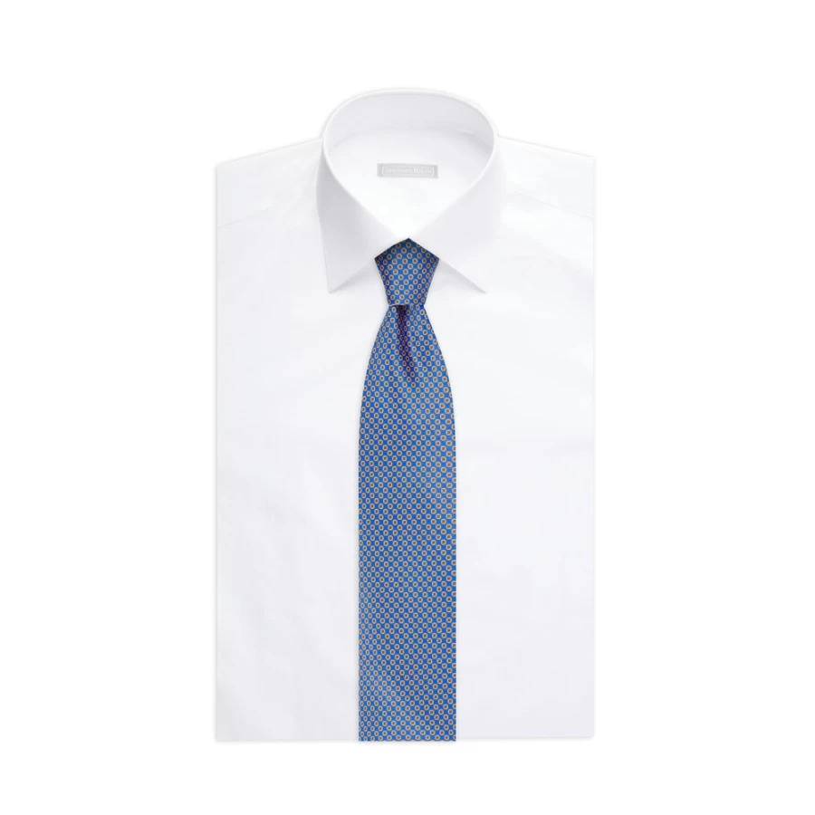 Stefano Ricci Luxury Hand-Printed Silk Tie in Elegant 37043_002 Color