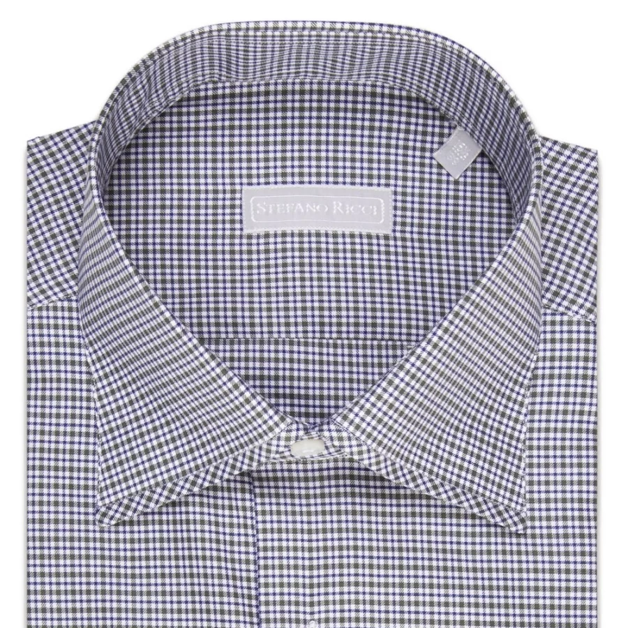 "Stefano Ricci Men's Handmade Alba Shirt – Luxury Italian Dress Shirt"