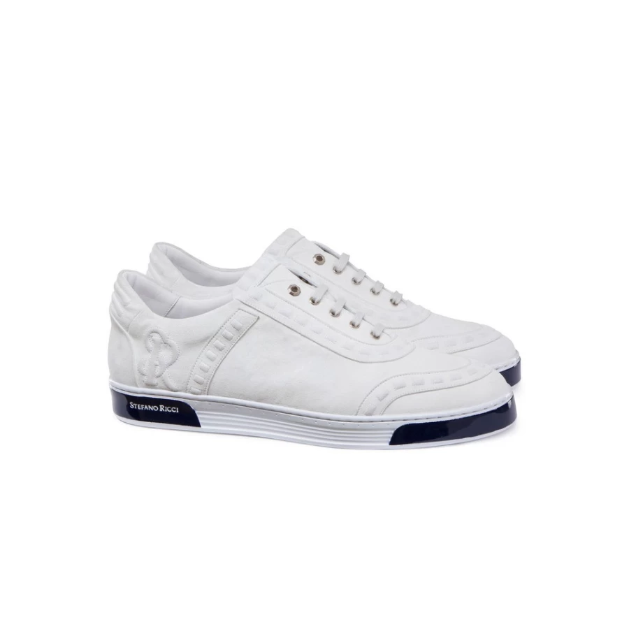 Stefano Ricci Luxury Suede Sneakers for Men | Premium Italian Designer Shoes