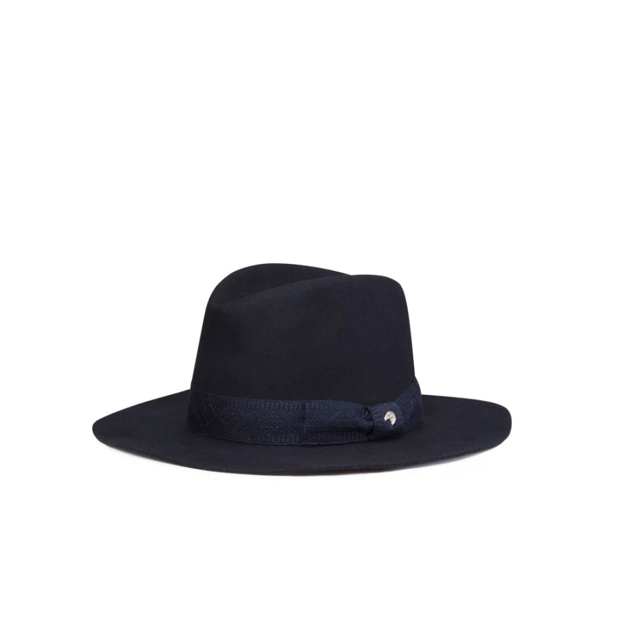 "Stefano Ricci Handmade Fedora Hat for Men – Premium B013 Brown Wool Felt"