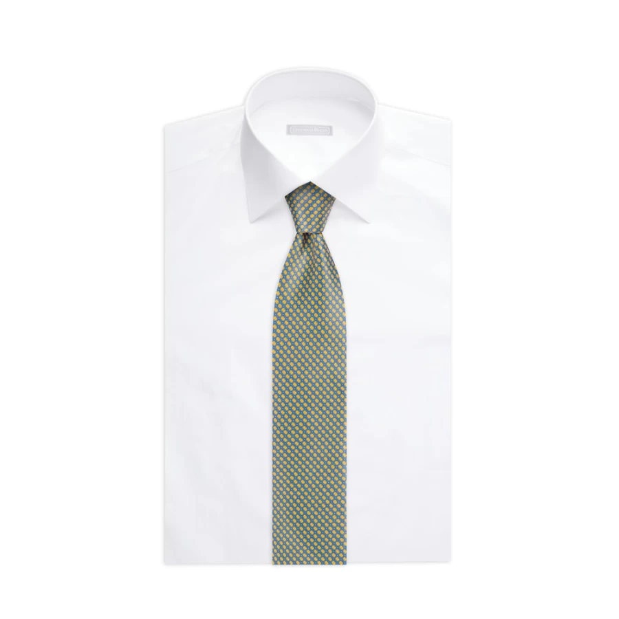 Stefano Ricci Luxury Hand-Printed Silk Tie in Elegant Design - 37030_009 Color