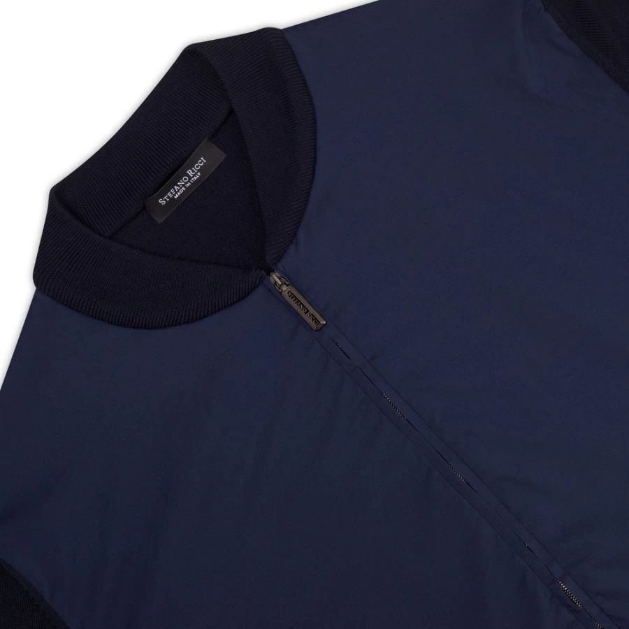 "Stefano Ricci Men's Wool Blouson Jacket – Premium Luxury Outerwear"
