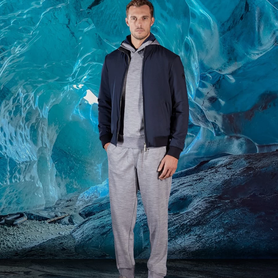 "Stefano Ricci Men's Down Blouson Jacket in Classic Style – PL001H_5011 Color"