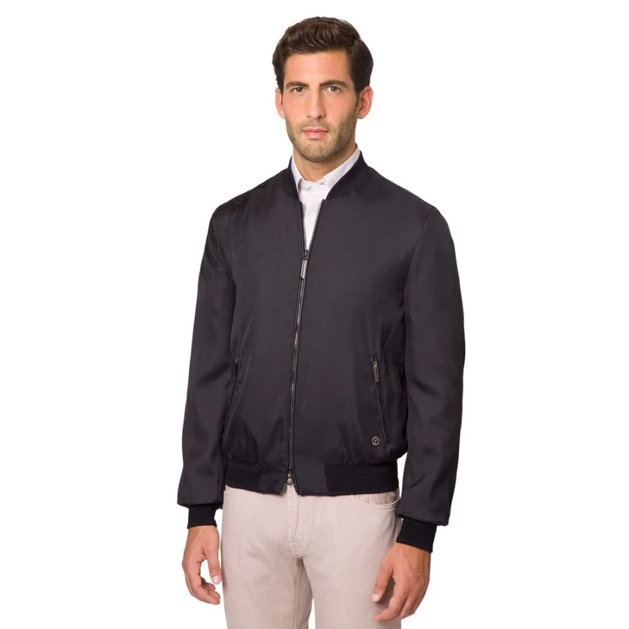 Stefano Ricci Men's Silk Lightweight Blouson Jacket