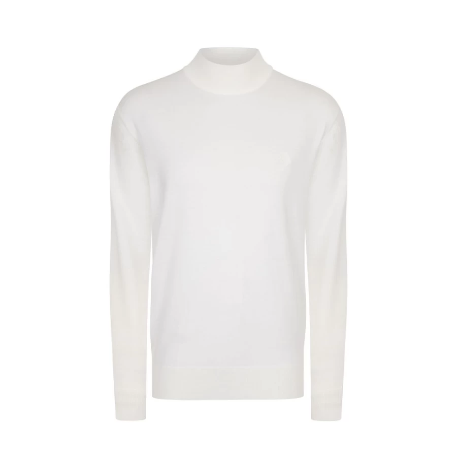 Stefano Ricci Men's Mock Neck Sweater in F23345_204 - Premium Luxury Knitwear