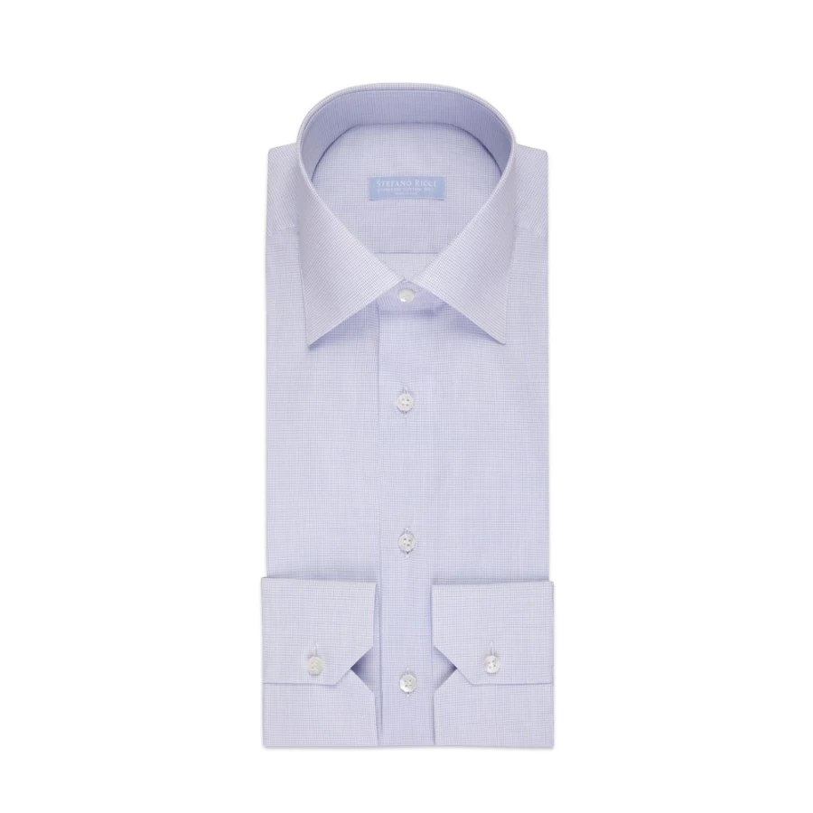 Stefano Ricci Men's Handmade Asti Shirt - Premium Luxury Cotton Dress Shirt for Men