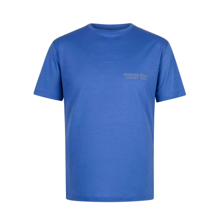 Stefano Ricci Men's Luxury Crewneck T-Shirt in Color B008