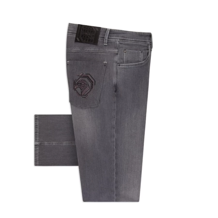 Stefano Ricci Men's Premium Luxury Jeans - High-Quality Denim for a Stylish Fit