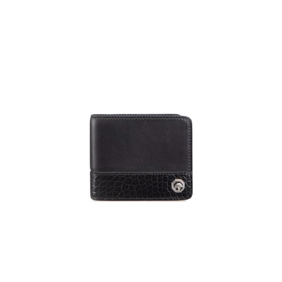 Stefano Ricci Luxury Bifold Wallet in Premium Calfskin & Exotic Alligator Leather - Color N999