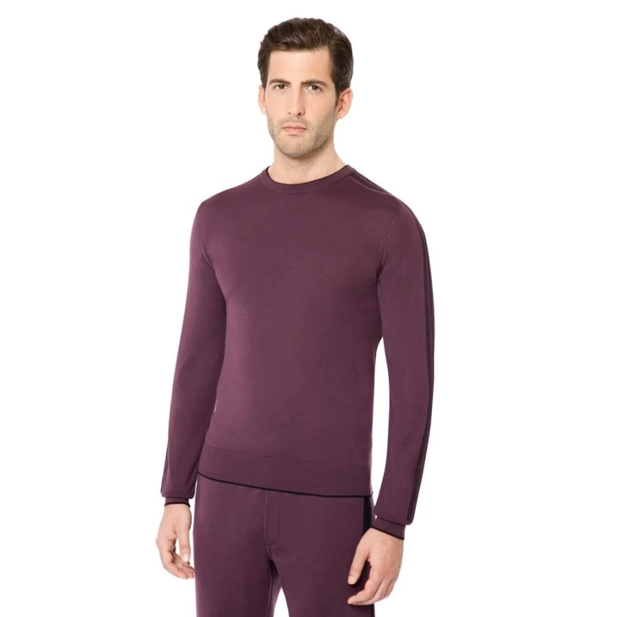 Stefano Ricci Men's Luxury Crewneck Sweater - Premium Cotton Knitwear for Elegant Casual Wear