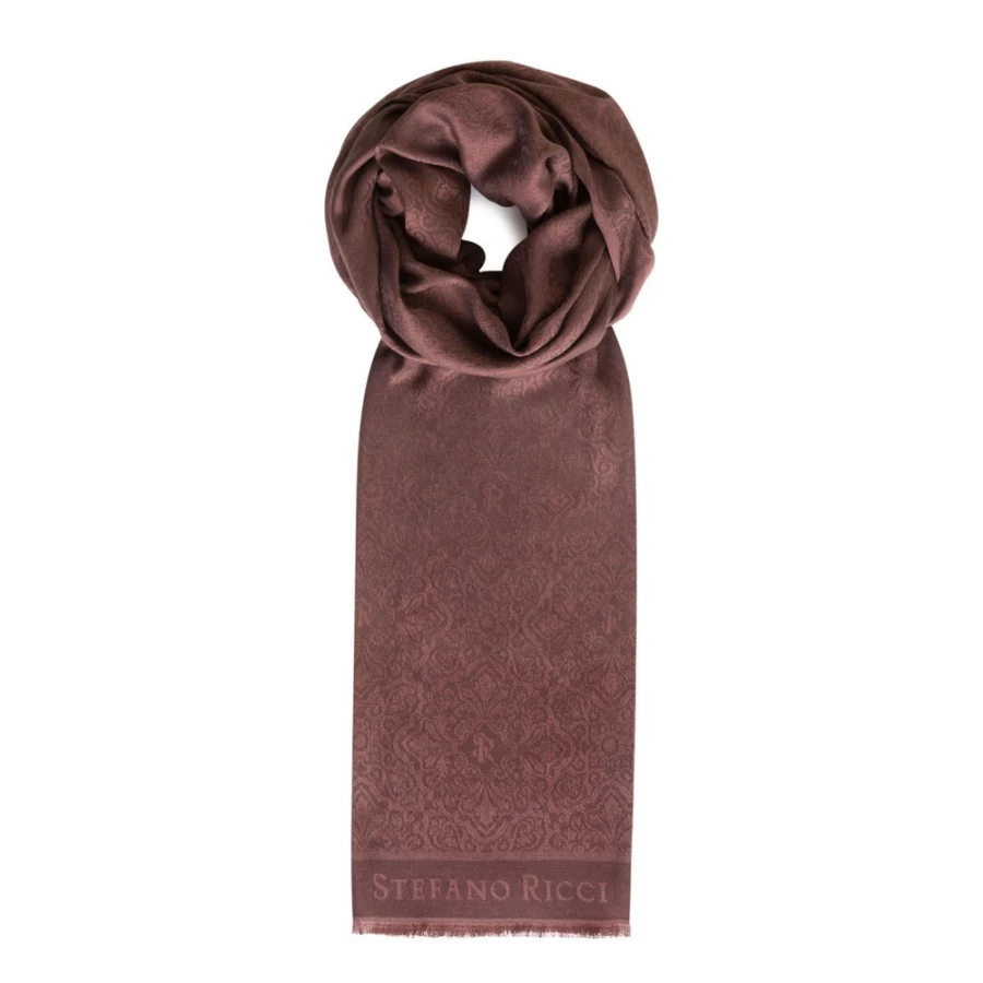 "Stefano Ricci Luxury Silk and Cashmere Scarf for Men & Women – Premium Winter Accessory"