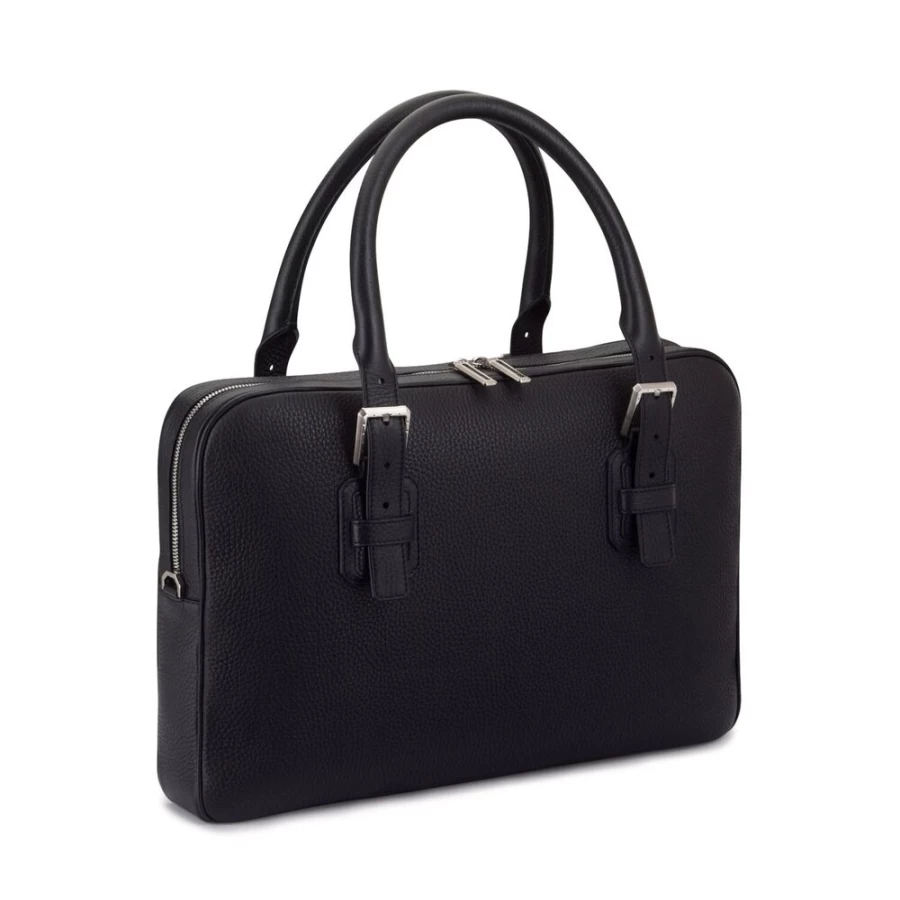 "Stefano Ricci Handmade Luxury Calfskin Business Briefcase for Men"