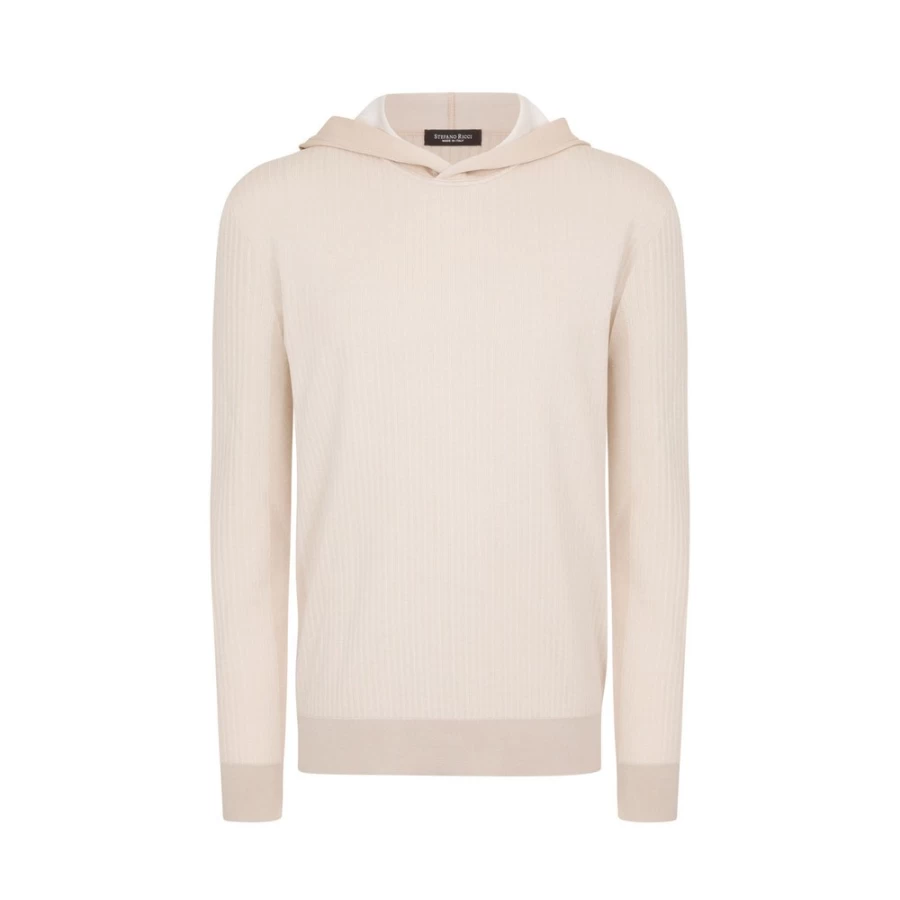 Stefano Ricci Men's Premium Hooded Sweatshirt - Luxury Cotton Zip-Up Fleece Pullover