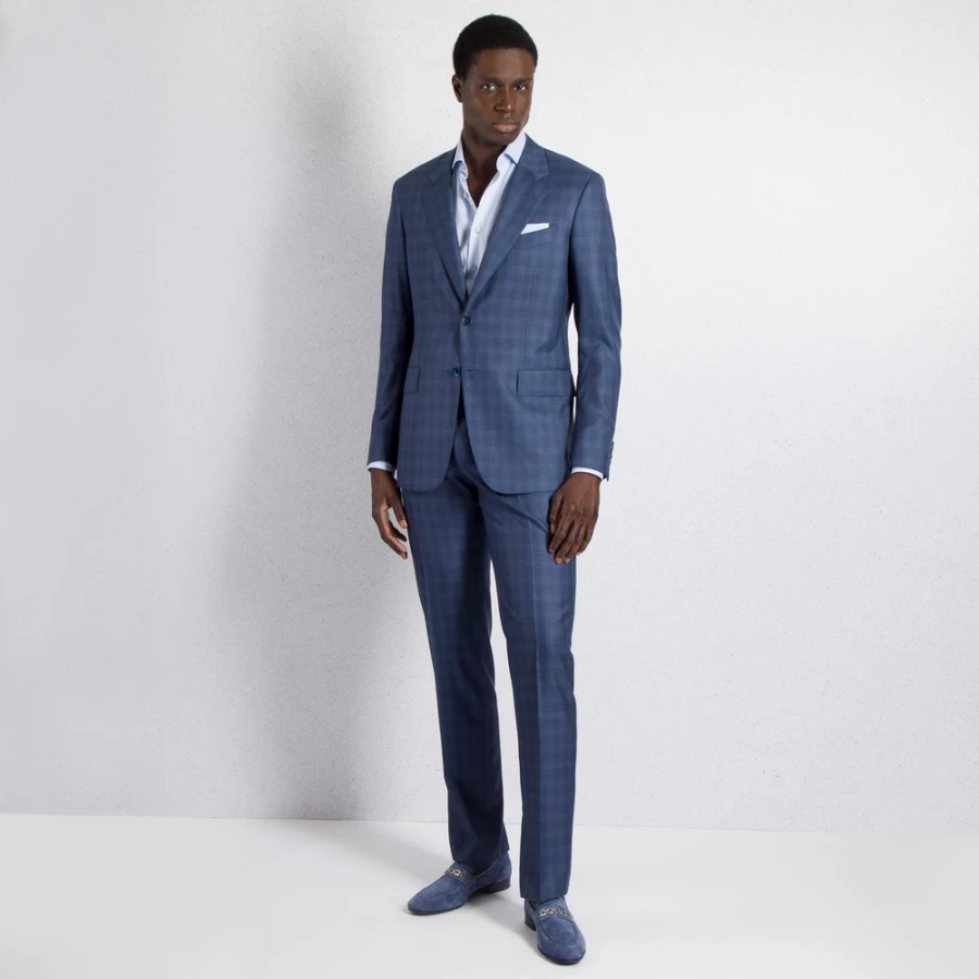 "Stefano Ricci Men's Two-Button Fiesole Suit – Premium Tailored Blazer"