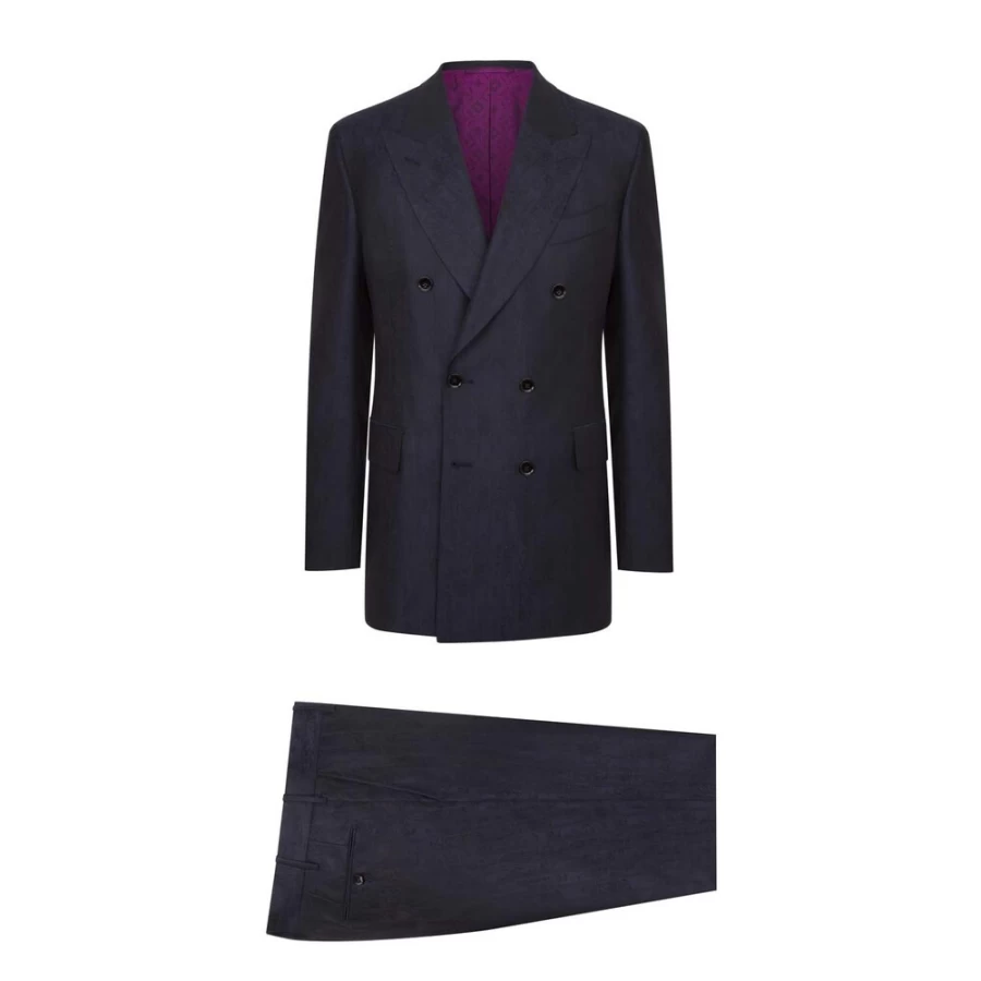 "Stefano Ricci Men's Luxury Double Breasted Suit for Formal Wear"