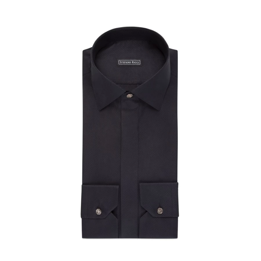 Stefano Ricci Men's Handmade Alba Shirt – Luxury Italian Crafted Dress Shirt