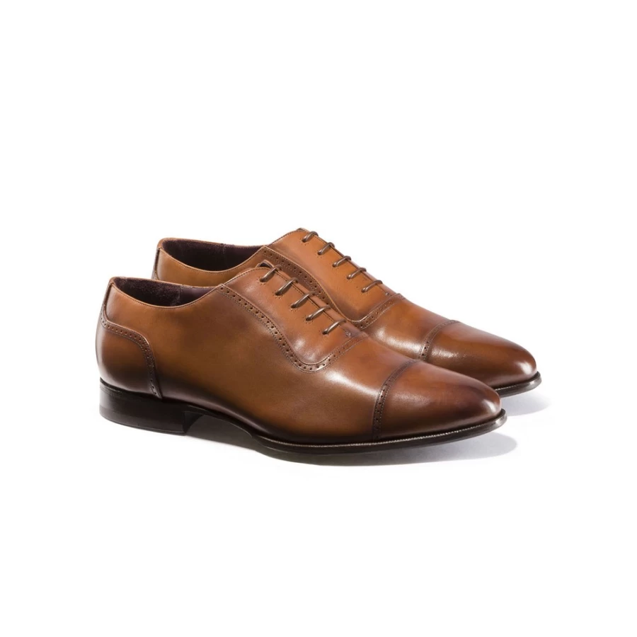 Stefano Ricci Men's Calfskin Leather Oxford Dress Shoes – Premium Luxury Business Formal Footwear