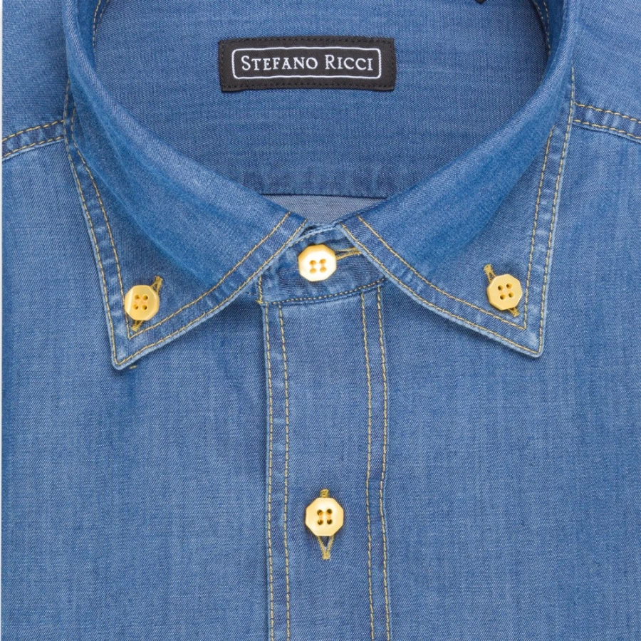 Stefano Ricci Men's Handmade Novara Shirt – Luxury Italian Designer Shirt for Men