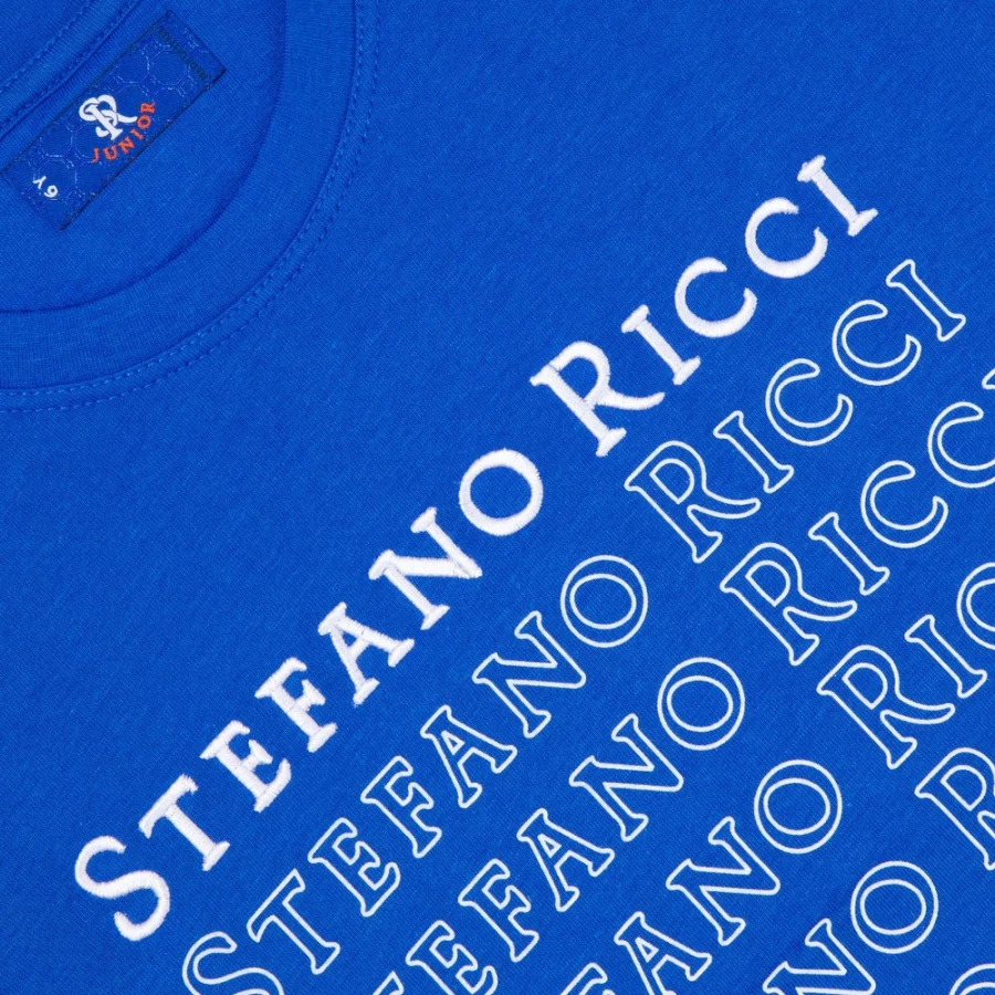 Stefano Ricci Junior Boys' Premium Cotton T-Shirt for Kids - Stylish & Comfortable Tee
