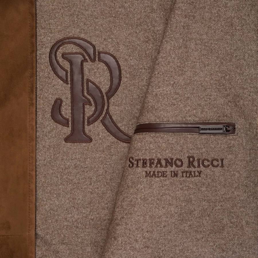 Stefano Ricci Men's Suede Blouson Jacket | Premium Luxury Outerwear