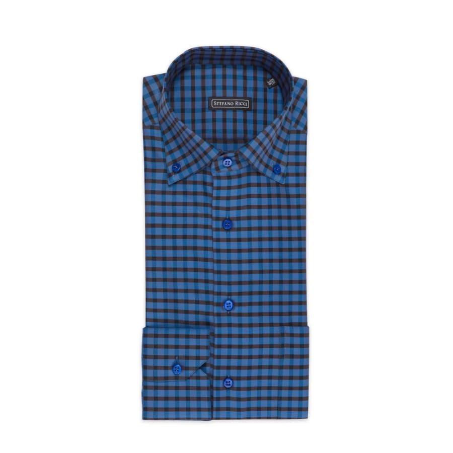Stefano Ricci Men's Handmade Novara Shirt – Luxury Italian Cotton Dress Shirt