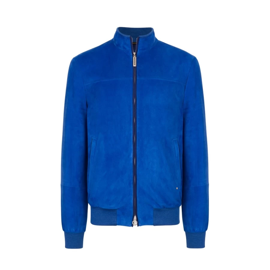 Stefano Ricci Men's Suede Blouson Jacket | Premium Luxury Outerwear