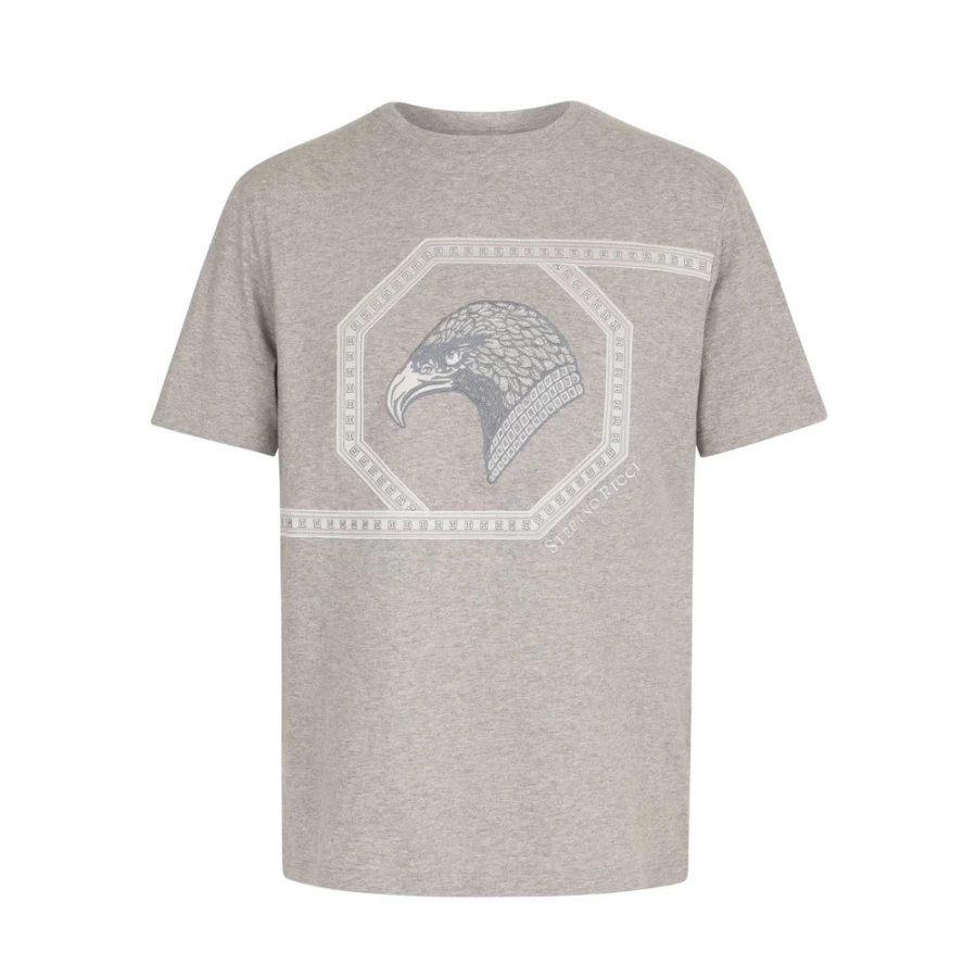 "Stefano Ricci Luxury Men's Premium Cotton T-Shirt"