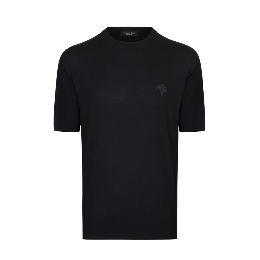 "Stefano Ricci Men's Short-Sleeve Crew Neck Sweater in Color F23345_131"