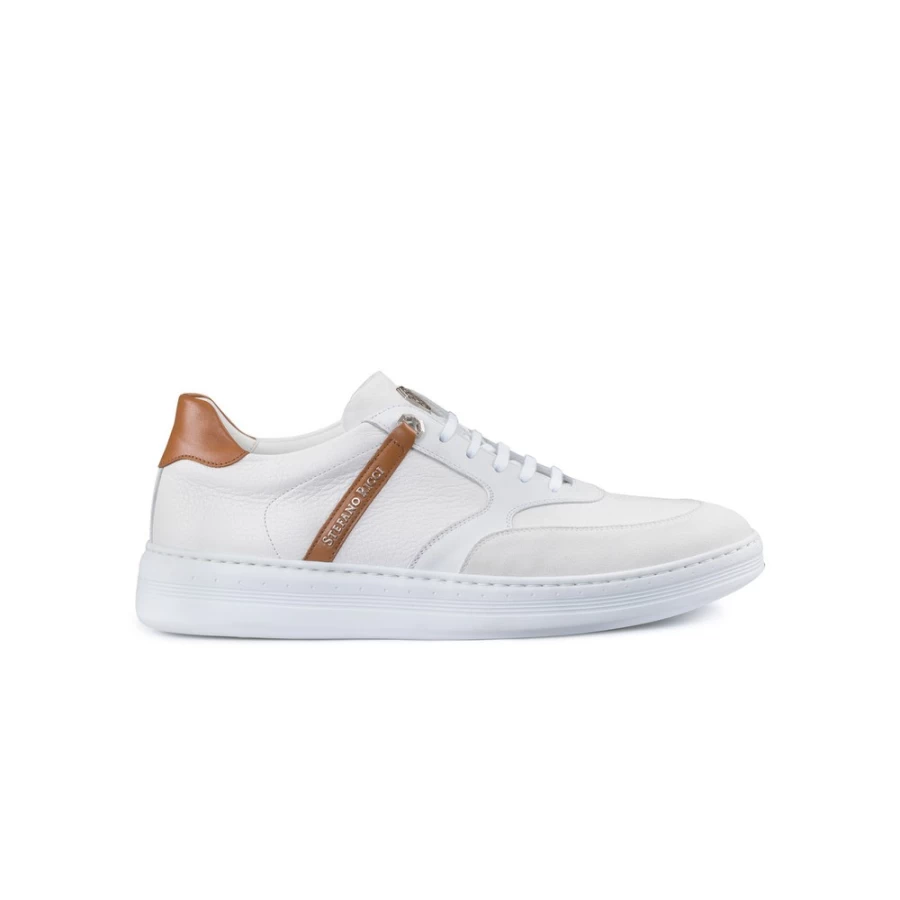 "Stefano Ricci Premium Leather Sneakers for Men – Luxury Italian Designer Shoes"