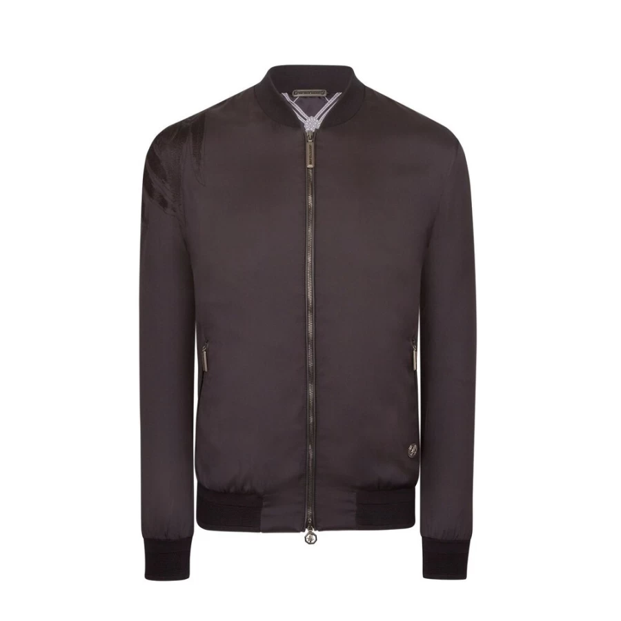 Stefano Ricci Men's Silk Lightweight Blouson Jacket